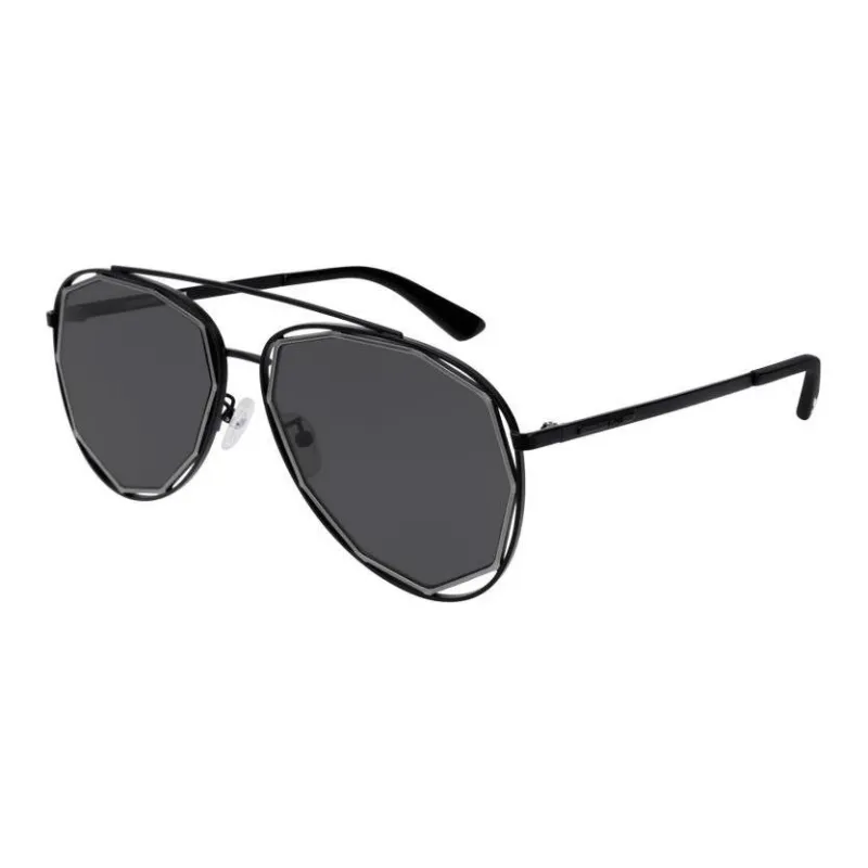 McQ Alexander McQueen Aviator Sunglasses Unisex Black-0