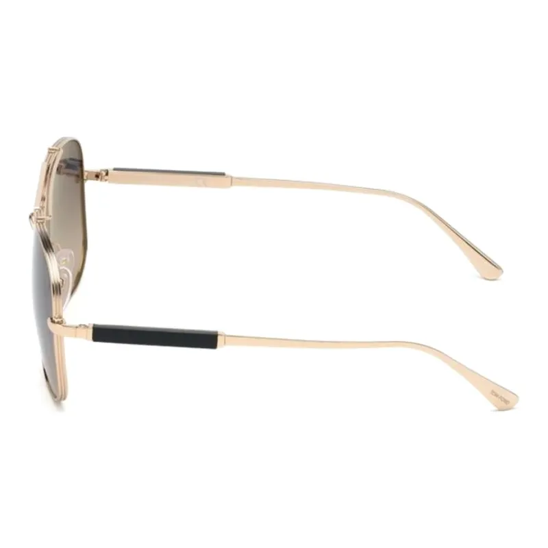 TOM FORD Metal Aviator Sunglasses Men's Gold-2