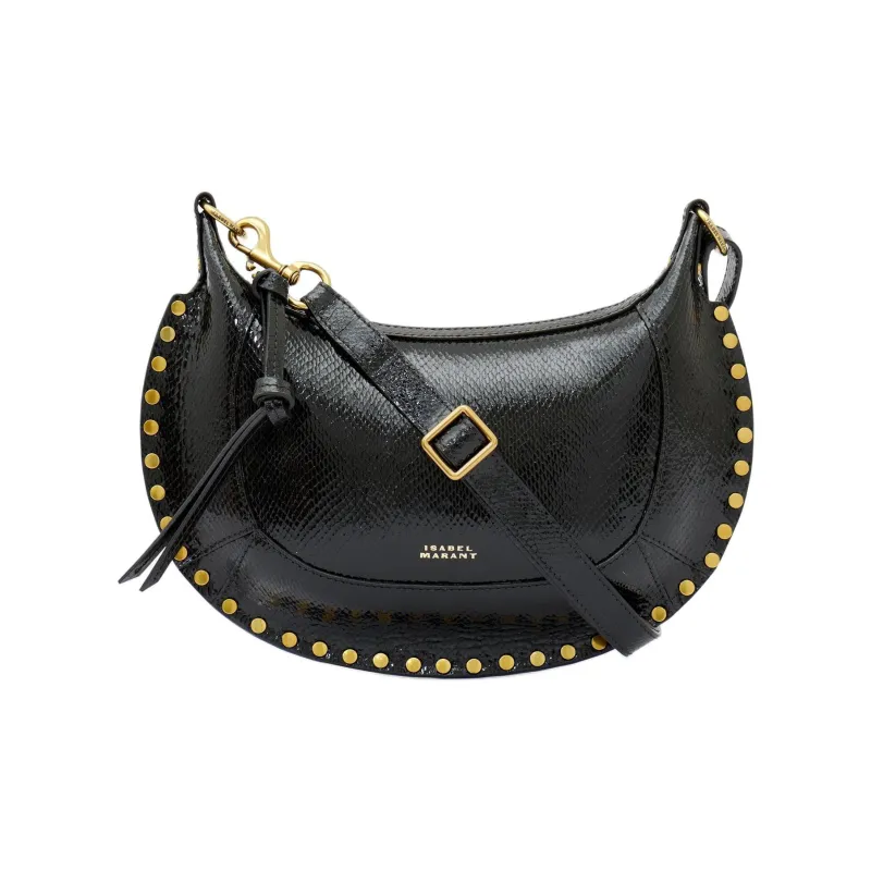ISABEL MARANT Oskan Moon Studded Shoulder Bag-0