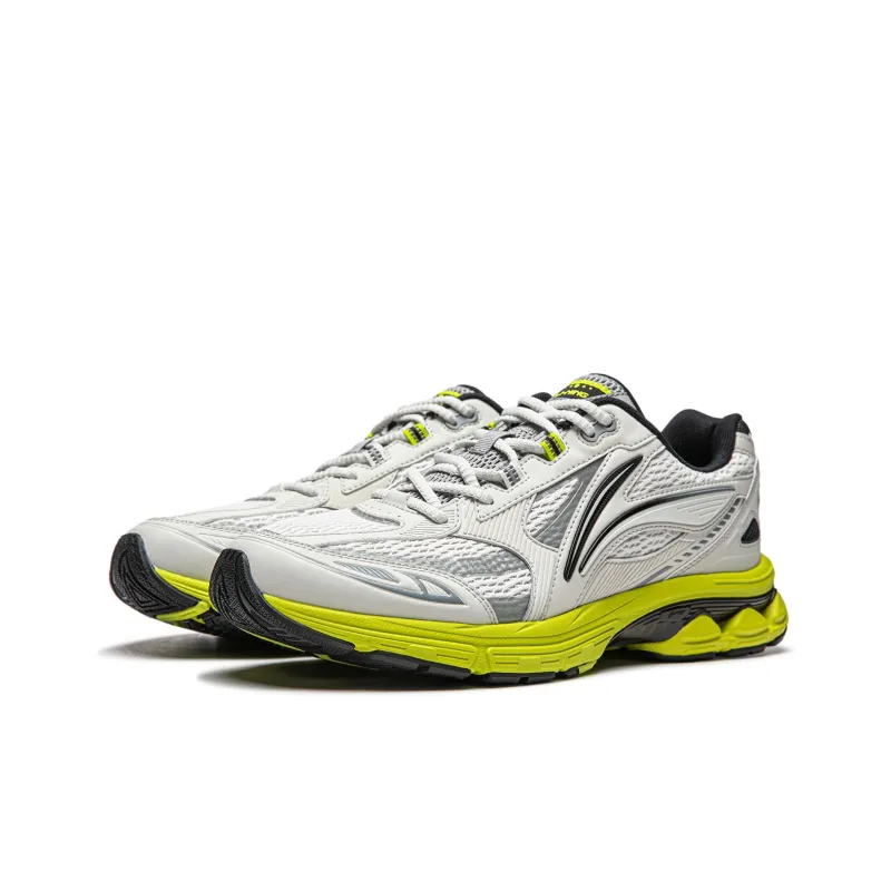LiNing Shake 2.0 Cushioning Slip Resistant Abrasion Resistant Lightweight Low Top Casual Running Shoes Men's Light Lime-2