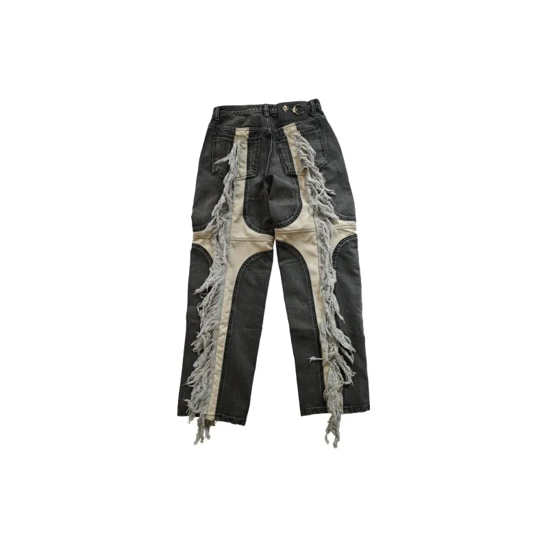 THUG CLUB Jeans Men Black-1