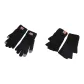 Black Half Finger+Thermal Slip-Resistant Glove