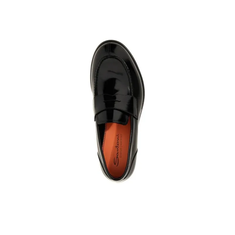 Santoni Loafers Men Black-3