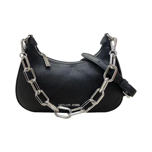 MICHAEL KORS Litchi Grain Leather Shoulder Bag Crossbody Bag Women's Black