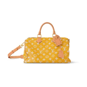 LOUIS VUITTON Speedy P9 Bandoulière 40 Monogram Leather Jaune Mat