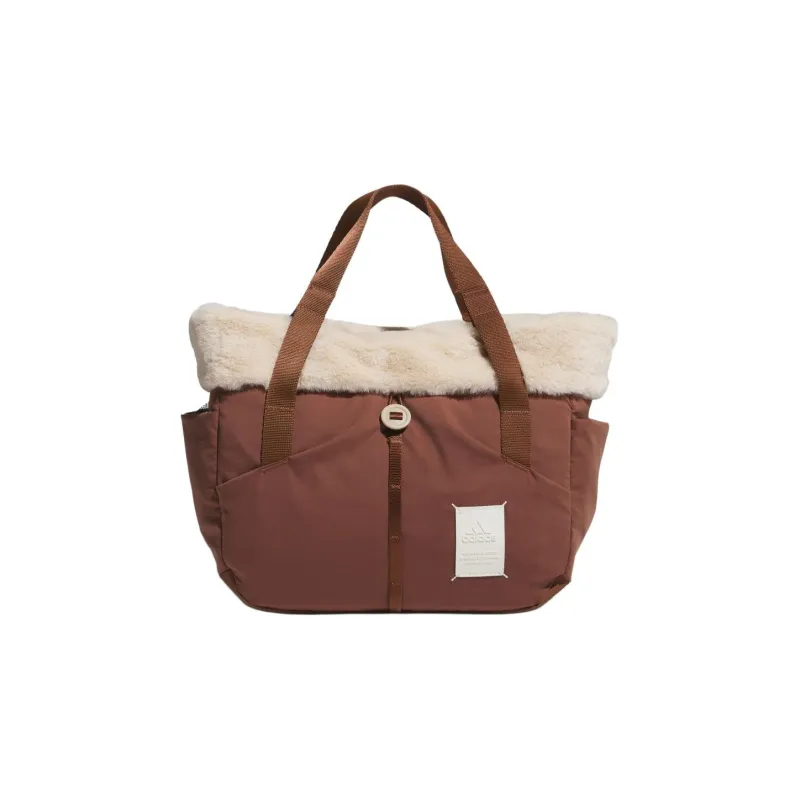 Adidas Polyester Tote Bag Shopping Bag Handbag Men's Brown-0