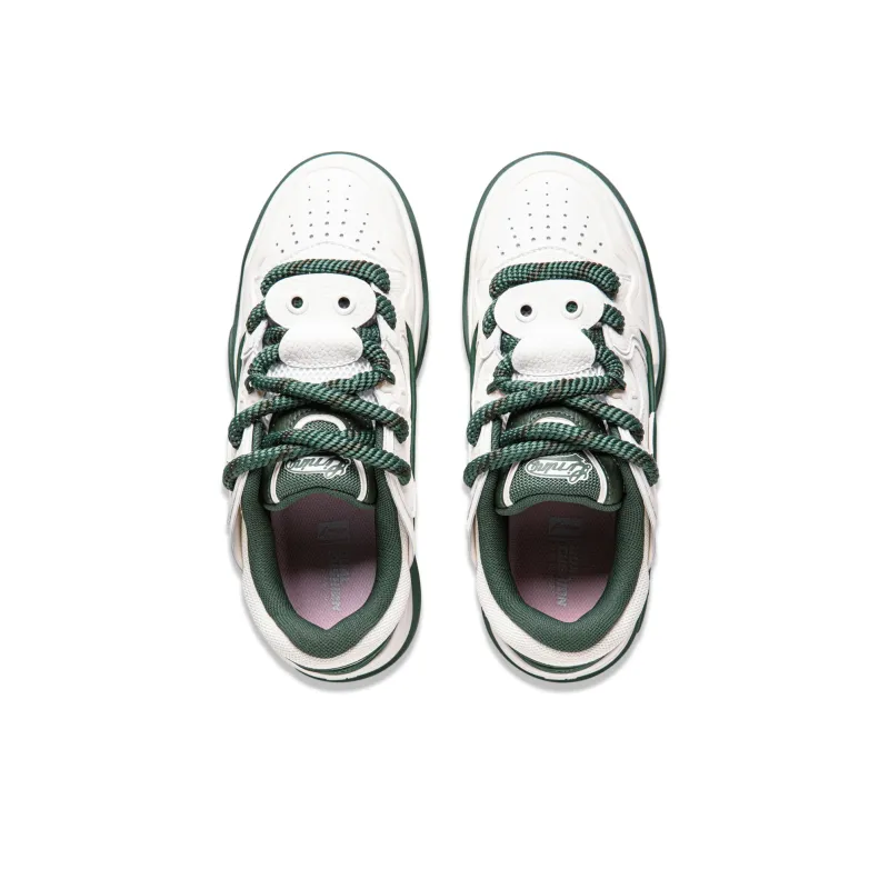LiNing Journey 2.0 Low Top Skateboard Shoes Men's White Green-3