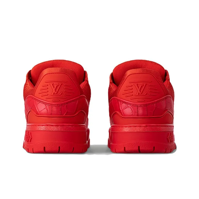 LOUIS VUITTON LV Trainer Maxi Sneaker Red-3