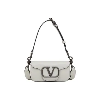 Valentino Cow Leather Portable Crossbody Bag, Shoulder Bag Mini Men's Cat's Eye Lime