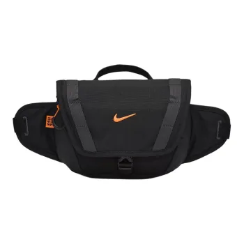 Nike Fabric Fanny Pack Regular Unisex Black & Coal Black & Dutch Orange
