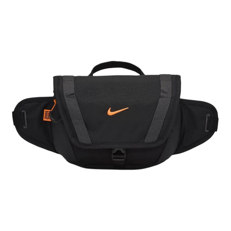 Nike Fabric Fanny Pack Regular Unisex Black & Coal Black & Dutch Orange-0