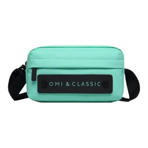 OMI Polyamide Shoulder Bag, Crossbody Bag Trumpets Unisex Blue