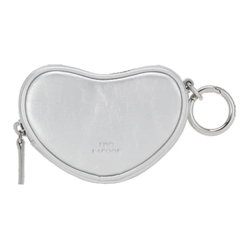 FIND KAPOOR Artificial Leather Clutch Coin Purse Mini Women's White/Black/Silver/Pink-14