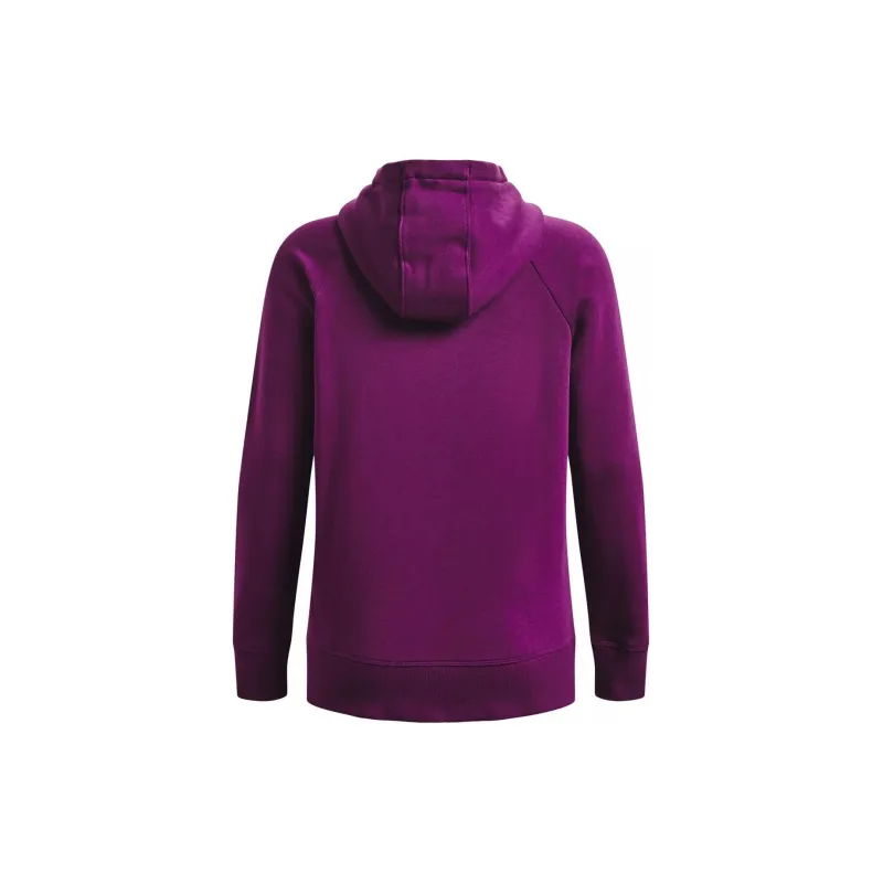 Under Armour RIVAL FLEECE LOGO HOODIE Sweatshirt Women's Purple-1