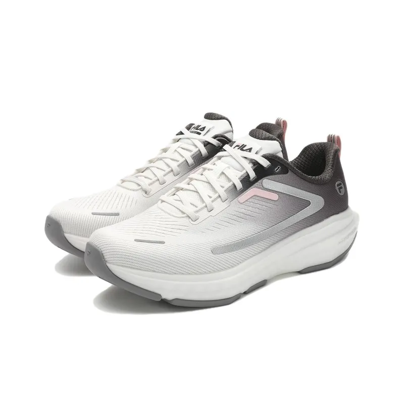 FILA SPD CHEETAH Anti-Slip Wear-Resistant Low-Top Casual Running Shoes Women's Gray White-1