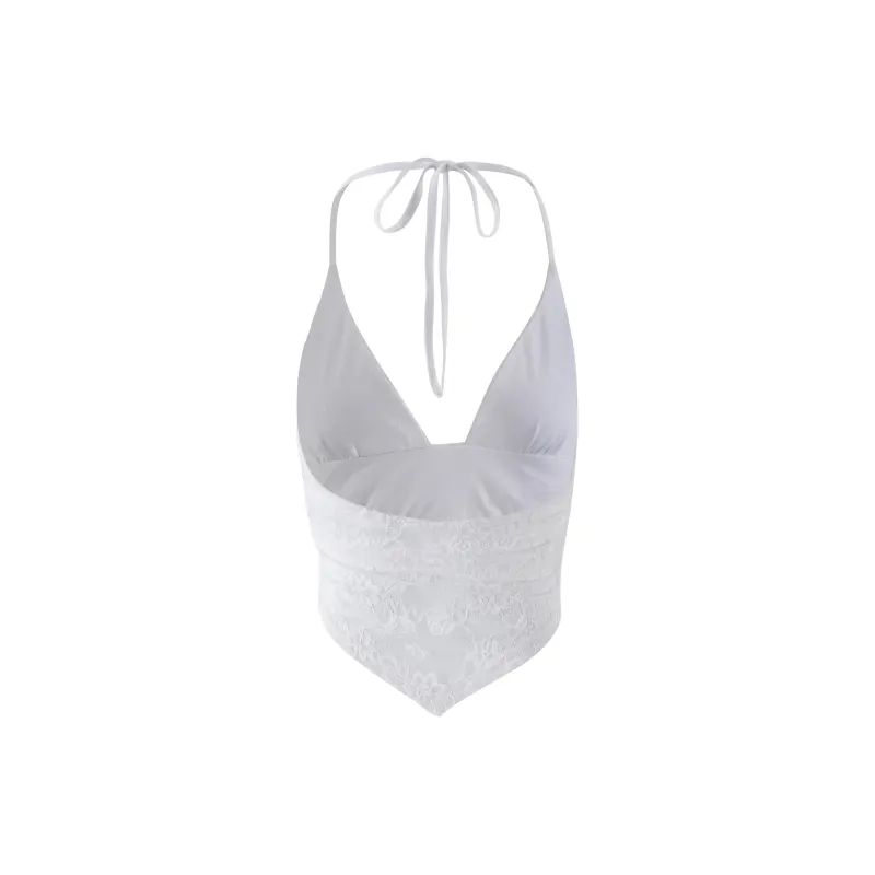 Tiger Mist FAYE LACE TOP Camisole Women's White-1