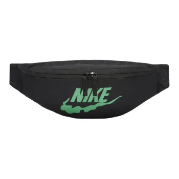Nike Polyester Fanny Pack Regular Unisex Black & Stadium Green