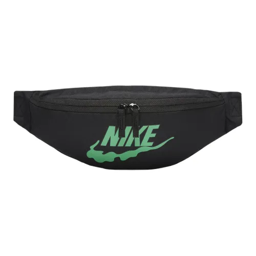 Nike Fanny Packs Black With Athletic Green Accents