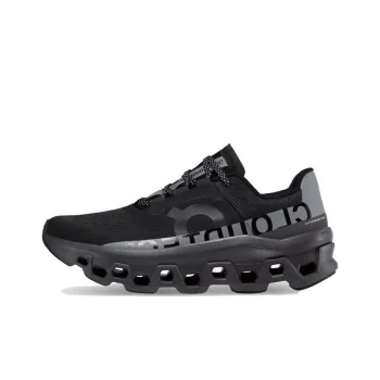 On Running CloudmOnster Lumos Black Women's