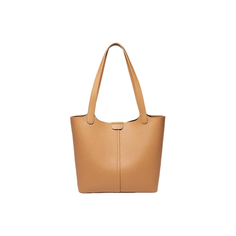 Marino Orlandi Cow Leather, Textile Shoulder Bag Women's Yellow/Black/Khaki-5