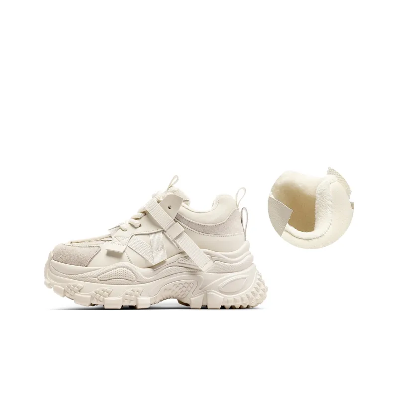 C°BANNER Height Increasing Warmth Low-Top Chunky Sneakers Women's-5
