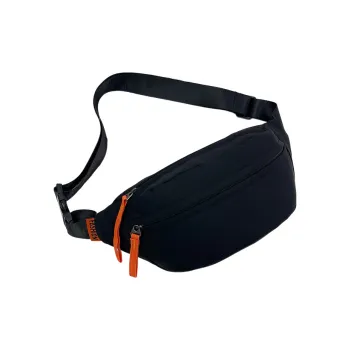 BALANG Composite Nylon Cloth Fanny Pack Unisex Black/Yellow Khaki Green Ecru