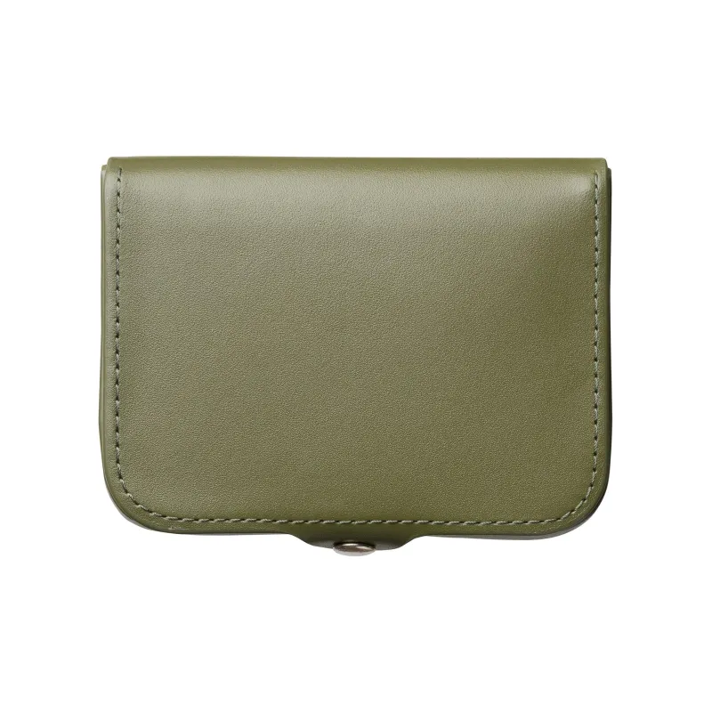 A.P.C Cow Leather Coin Purse Men's Evergreen-3