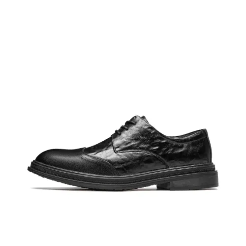 Bellum Han Dress Shoes Men Low-Top Black