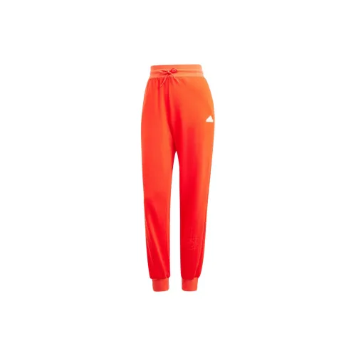 Adidas Knitted Sweatpants Women's Orange