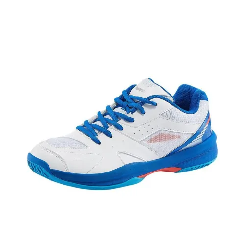 Kawasaki Wind-chasing Series Badminton Shoes Unisex Low-Top White/Blue