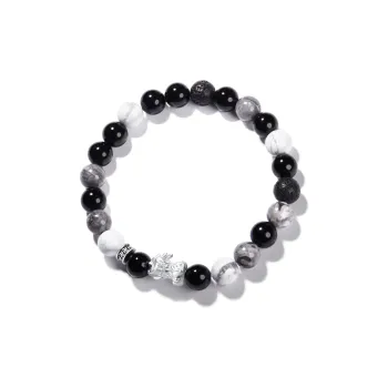 North Cain Obsidian Jade Bracelets Unisex