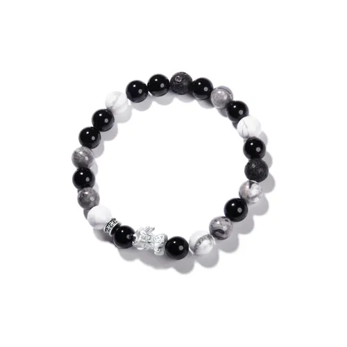 North Cain Obsidian Jade Bracelets Unisex