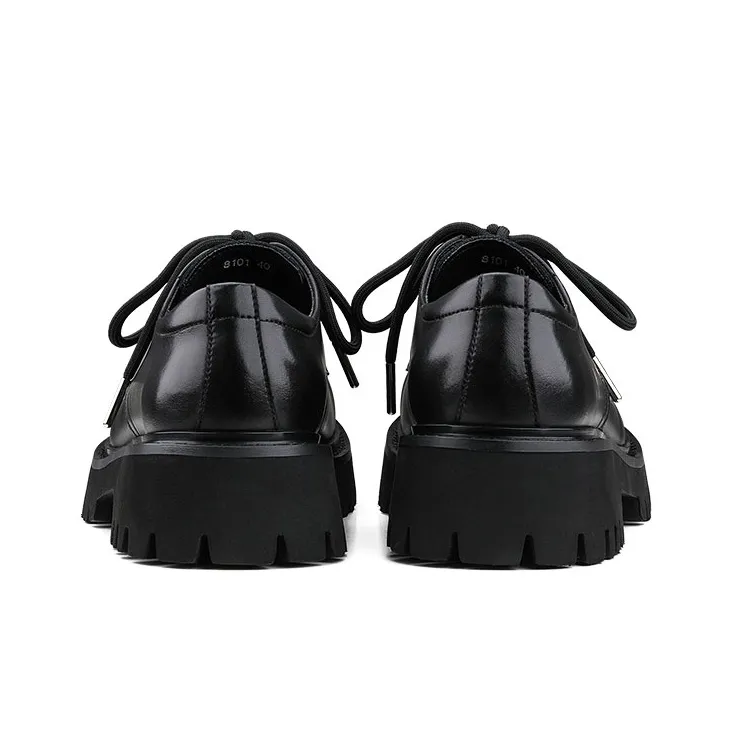 HANQIAORIJI The Abyss Series Low Top Casual Shoes Unisex Black-6