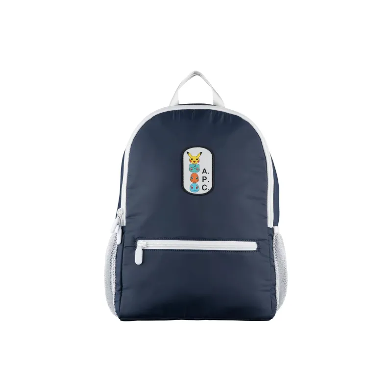 A.P.C Polyurethane Backpack Kids' Dark Marine Blue-0