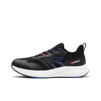 361° Cushioning, Slip Resistant, And Abrasion Resistant Low Top Training Running Shoes Men's Black Blue