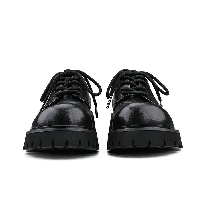 HANQIAORIJI The Abyss Series Low Top Casual Shoes Unisex Black-4