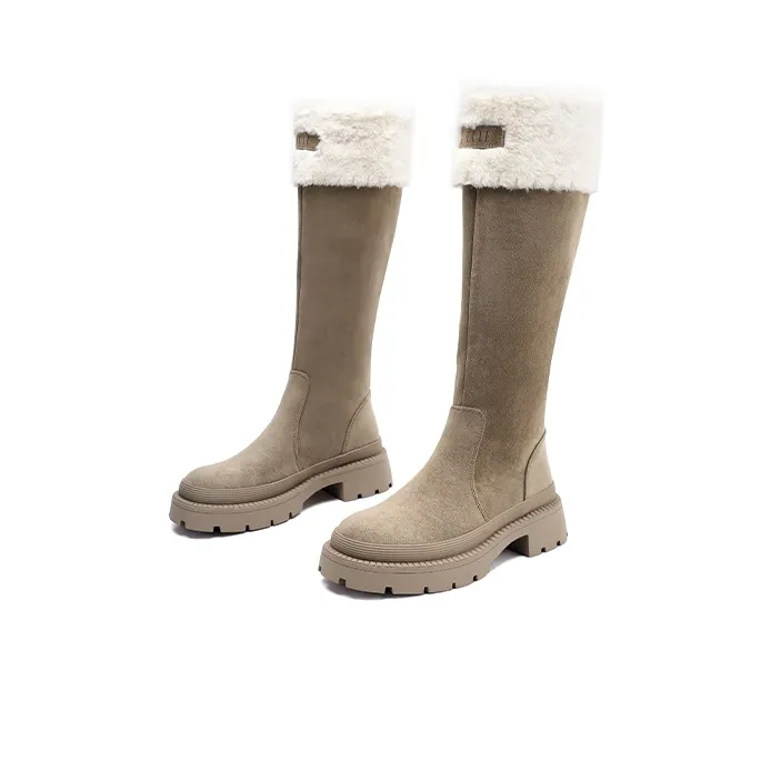 ELLE Knee high Boots 4cm Women's-1