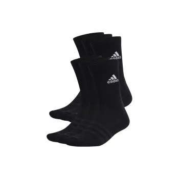 Adidas C SPW CRW 6P Mid Calf Socks Men's 6 Pack Black