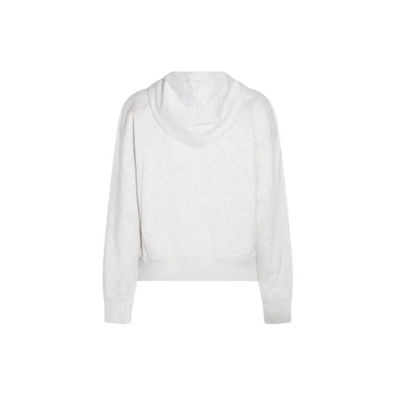 ISABEL MARANT Sylla Logo Embroidered Drawstring Hoodie-1