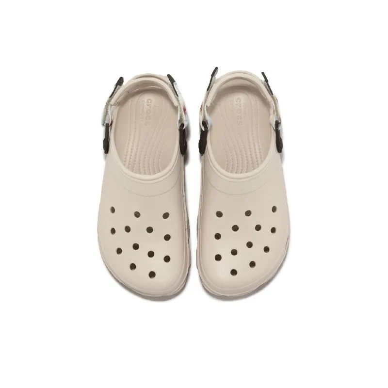 Crocs All Terrain Color Dip Clog Beach Sandals Unisex Concrete Gray-2