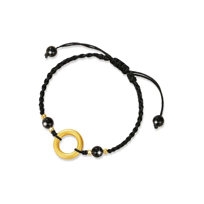 Jingleo Chalcedony Jade Bracelet/Anklet Unisex-1
