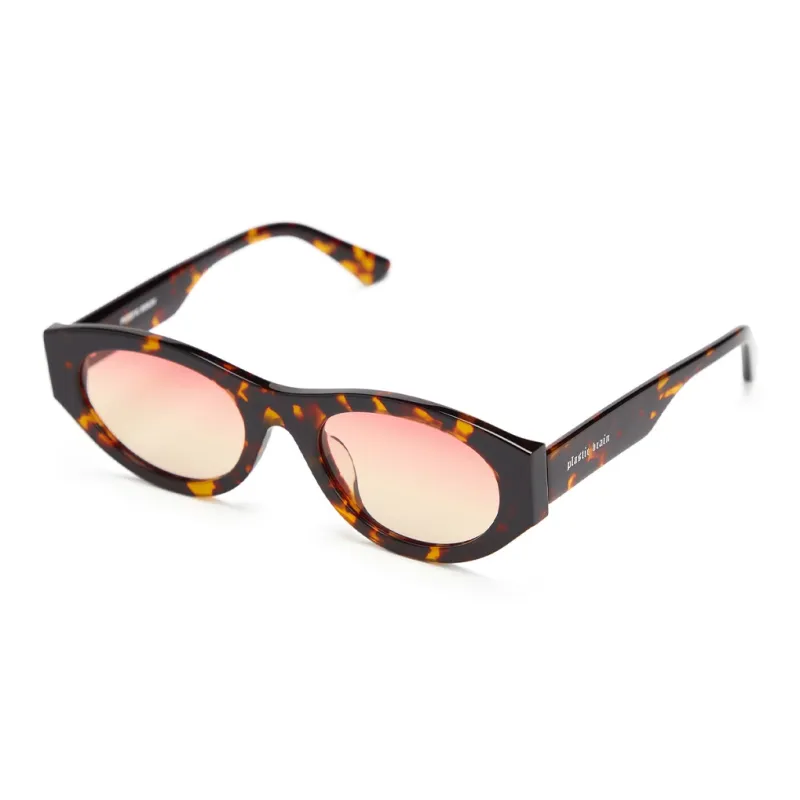 PLASTIC BRAIN Oval Plate Frame Ink Lens Unisex-12