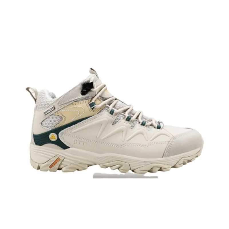 HUMTTO High Top Hiking Shoes Women's Beige Jasper-1