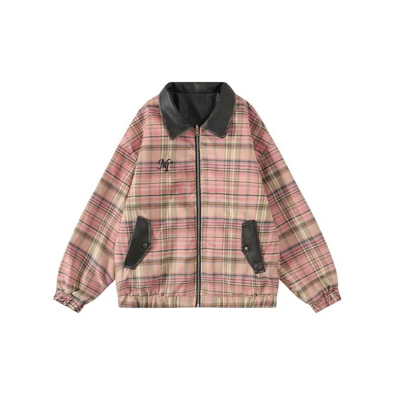 NTOT Jackets Coats Women's Black Pink-2