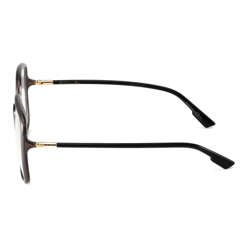 DIOR Plate Frame Square Eyeglass Frames Women's Black-2