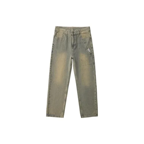 JASONWOOD Cowboy On The Run Jeans Unisex Washed Yellow Mud