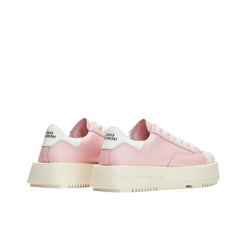 CHOCO CONCERT Low Top Skateboard Shoes Unisex Pink-3