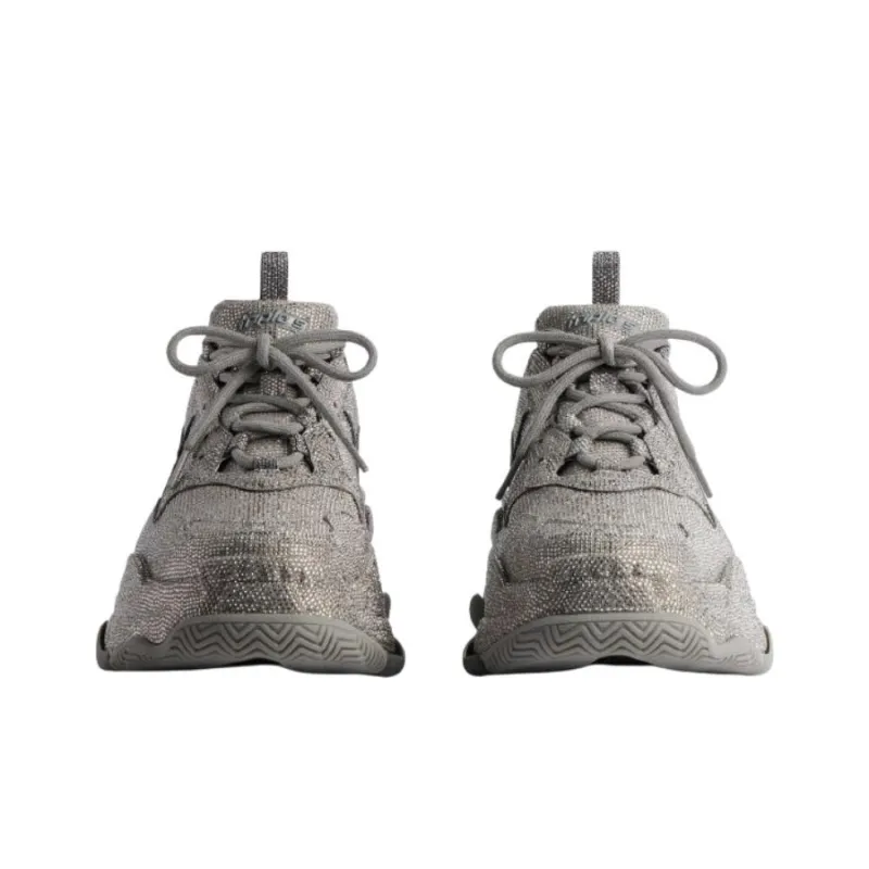 Balenciaga Triple S Dark Grey Rhinstones-3