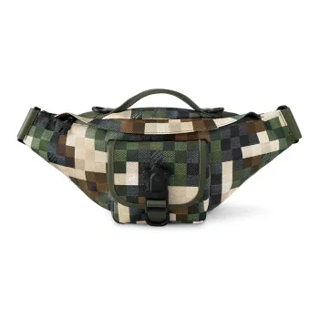 LOUIS VUITTON Canvas Fanny Pack Men's Camouflage