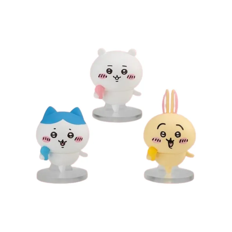 Chiikawa Chiikawa Hachiware Usagi Holding The Microphone Pose Chibi Figures-0